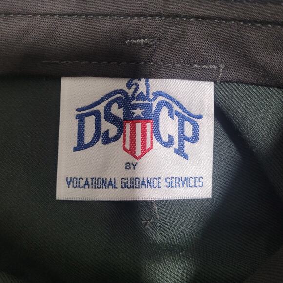 US Military Women’s Dress Slacks - Size 12MR - Green Shade 489 - Poly/Wool Serge - Picture 4 of 4